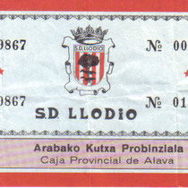 Entrada de la SD Llodio de los años 80.