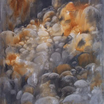 huile sur carton marouflé sur bois 120 x 80 cm
