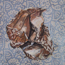 Acrylique sur papier marouflé sur bois 29,7 x 42 cm