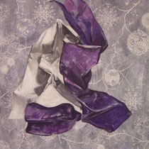 Acrylique sur papier marouflé sur bois 29,7 x 42 cm