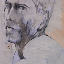 Acrylique et pastel sur papier
