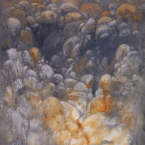 huile sur carton marouflé sur bois 120 x 80 cm