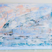 Hellblau und Rose ganz sanft