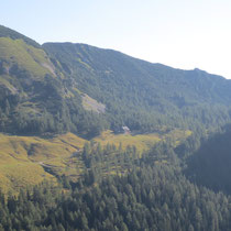 Blick zur Klagenfurter Hütte