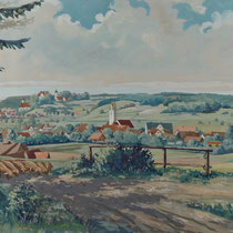 "Schafherde bei Langenhaslach"