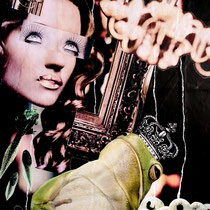 WHEN DOES SHE KISS ME ( side two )  20x30cm
