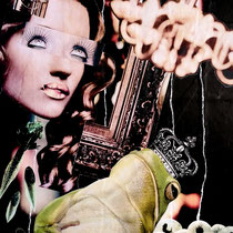 WHEN DOES SHE KISS ME ( side two )  20x30cm