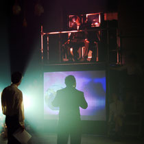Macbeth nach Shekespeare_Workshop // Theatre Conspiracy & GasHeart Theatre // set and lighting design Jerguš / director Quinn Harris / projection design Flick Harrison / costume design Shawna Picken  