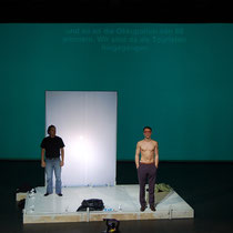 Posledná historická úloha mladej generácie // Stanica Žilina / Kampnagel Hamburg / Theaterdiskounter Berlin / Archa Prague / Husa na provázku Brno // lighting, set and costume design Jerguš / director Ján Šimko  
