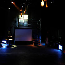 Macbeth nach Shekespeare_Workshop // Theatre Conspiracy & GasHeart Theatre // set and lighting design Jerguš / director Quinn Harris / projection design Flick Harrison / costume design Shawna Picken  