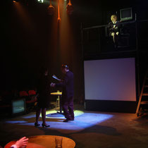 Macbeth nach Shekespeare_Workshop // Theatre Conspiracy & GasHeart Theatre // set and lighting design Jerguš / director Quinn Harris / projection design Flick Harrison / costume design Shawna Picken  