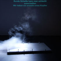 Posledná historická úloha mladej generácie // Stanica Žilina / Kampnagel Hamburg / Theaterdiskounter Berlin / Archa Prague / Husa na provázku Brno // lighting, set and costume design Jerguš / director Ján Šimko  