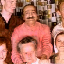1956 ; [ top ]( l - r ) - Tex Hightower, Baba, Peter Saul [ bottom ] Bunty Kelly, Margaret Craske & Marie Adair
