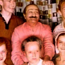 1956 ; [ top ]( l - r ) - Tex Hightower, Baba, Peter Saul [ bottom ] Bunty Kelly, Margaret Craske & Marie Adair