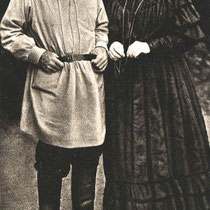 Count Leo Tolstoy & wife