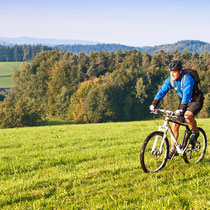 Radfahren im Hügelland