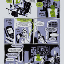 Comicseite aus aktuellem Graphicnovel Projekt - Vatermilch