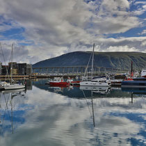 Tromsö Stadtzentrum + Hafen