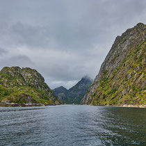 Einfahrt zum Trollfjord