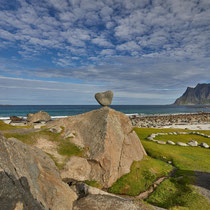 Wanderung zwischen Uttakliev und Haukland-Beach