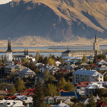 Reykjavik- Ausblick von Perlan