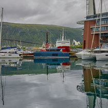 Tromsö Stadtzentrum + Hafen