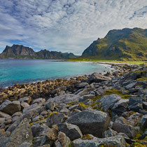 Wanderung zwischen Uttakliev und Haukland-Beach