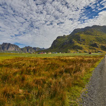 Wanderung zwischen Uttakliev und Haukland-Beach