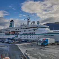 Tromsö Stadtzentrum + Hafen