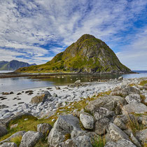 Wanderung zwischen Uttakliev und Haukland-Beach