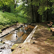 Kneippanlage nähe 94379 St. Englmar - Klinglbach (Bild: Franz Xaver Six)- Flyer