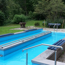 Kneippanlage in 87541 Bad Hindelang, im Hirschbachwäldchen (Oberallgäu)