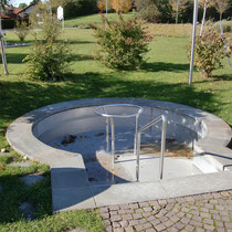 Wassertretbecken in 87466 Oy MIttelberg - im Kurpark (Oberallgäu)