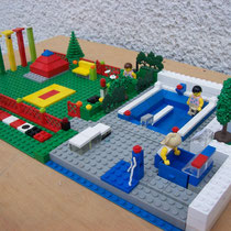 Legomodell - Kneippanlage der Künstler Knoll aus Österreich