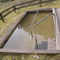 Kneippbecken in 82488 Ettal- nähe Schaukäserei- bergaufwärts