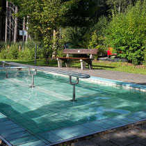 Wassertretbecken in Hopfen- Klinik Enzensberg