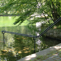 Wassertretanlage in 87600 Kaufbeuren, im Stadtpark (Kreisfreie Stadt - umgeben vom Ostallgäu)