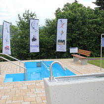 Wassertretbecken und Armbad in 91220 Schnaittach- Henselbühl (Foto: Reinhold Hopf- Kneippverein)