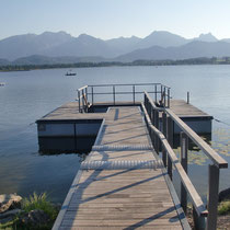 Wassertretbecken im Hopfensee