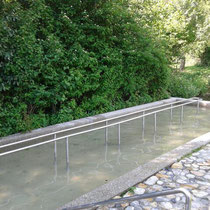 Wassertretbecken in 93444 Bad Kötzting - Kurpark (Foto: Stephan Pinzl)