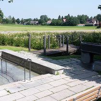 Kneippanlage in 87730 Bad Grönenbach - unterhalb des Schlosses (Unterallgäu)