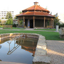 Kneippanlage in 91438 Bad Windsheim - im Kurpark - Erkenbrechtallee - (Foto: FrankenTherme Bad Windsheim)