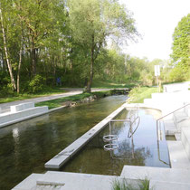 Wassertretanlage in 85049 Ingolstadt - (Foto: Edelgard Zierer)