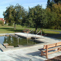 Kneippanlage in 97616 Bad Neustadt an der Saale - in der nähe des Kurgarten / Luitpoldaue (Bild: Tourismus und Stadtmarketing Bad Neustadt GmbH)