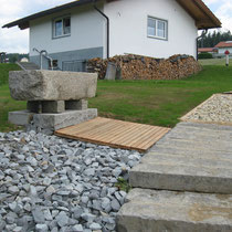 Armbecken in 94545 Hohenau - Naturkneippanlage in Schönbrunn am Lusen (Bild: Tourismusbüro Hohenau)