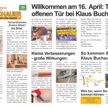 die ersten Newsletter wurden noch gedruckt und per Post verschickt