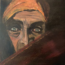 Orientalin, Acryl auf Leinwand, 40 x 50 cm