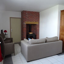 le salon les Prés Salés Ferme Relais de la Baie de Somme gîtes de groupe baie de somme