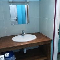 lavabo chambre 4 Ferme Relais de la Baie de Somme gîtes de groupe baie de somme