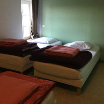 Chambre 2 gite des Prés salés 4 lits Ferme Relais de la Baie de Somme gîtes de groupe baie de somme